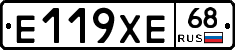 Е119ХЕ68 - 