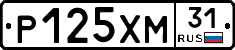 Р125ХМ31 - 