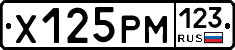 Х125РМ123 - 