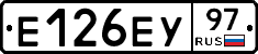 Е126ЕУ97 - 