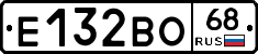 Е132ВО68 - 