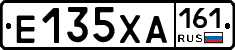 Е135ХА161 - 