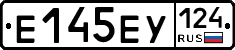 Е145ЕУ124 - 
