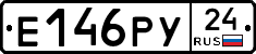 Е146РУ24 - 