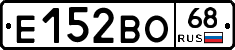 Е152ВО68 - 