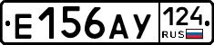 Е156АУ124 - 
