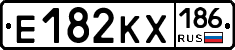 Е182КХ186 - 