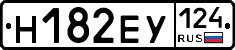 Н182ЕУ124 - 