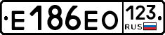 Е186ЕО123 - 