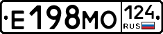 Е198МО124 - 