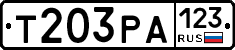 Т203РА123 - 