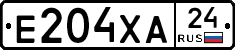 Е204ХА24 - 