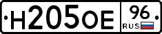 Н205ОЕ96 - 