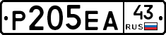 Р205ЕА43 - 