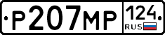 Р207МР124 - 