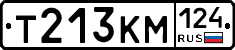 Т213КМ124 - 