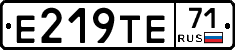 Е219ТЕ71 - 