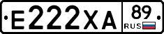 Е222ХА89 - 