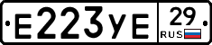 Е223УЕ29 - 