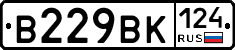 В229ВК124 - 