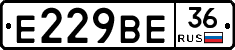 Е229ВЕ36 - 