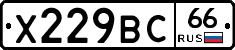 Х229ВС66 - 