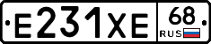 Е231ХЕ68 - 