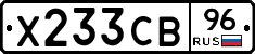 Х233СВ96 - 