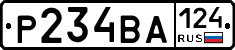 Р234ВА124 - 