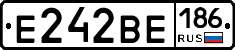 Е242ВЕ186 - 