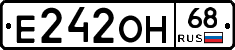 Е242ОН68 - 
