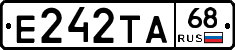 Е242ТА68 - 