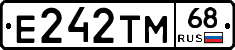 Е242ТМ68 - 
