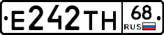 Е242ТН68 - 