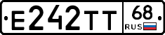 Е242ТТ68 - 