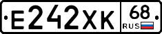 Е242ХК68 - 