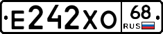 Е242ХО68 - 