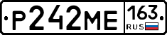 Р242МЕ163 - 