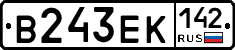 В243ЕК142 - 
