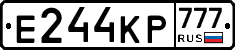 Е244КР777 - 
