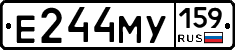Е244МУ159 - 