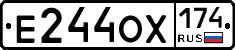 Е244ОХ174 - 