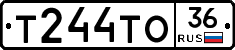 Т244ТО36 - 