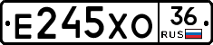 Е245ХО36 - 