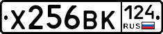 Х256ВК124 - 
