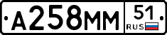 А258ММ51 - 