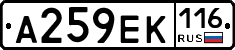А259ЕК116 - 
