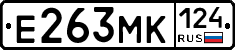 Е263МК124 - 