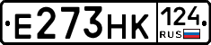 Е273НК124 - 