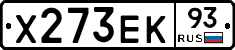 Х273ЕК93 - 